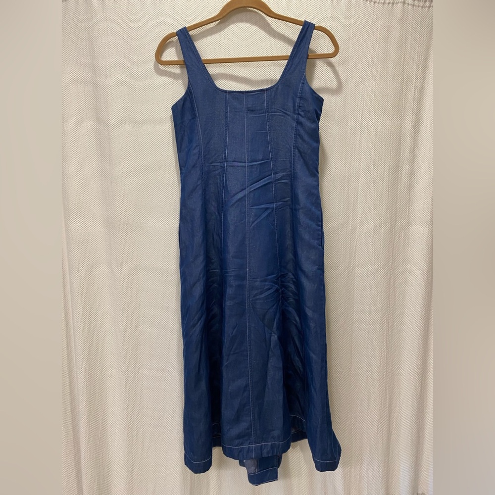 Talbots Blue Dress - Picture 4 of 4